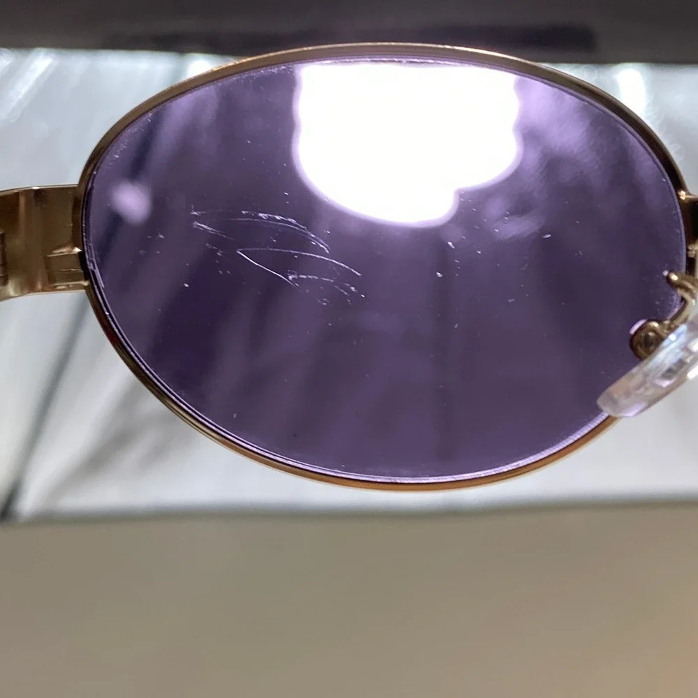 Tory Burch TY1071 1109/8H Sunglasses Womens 54mm Gold Purple Oval